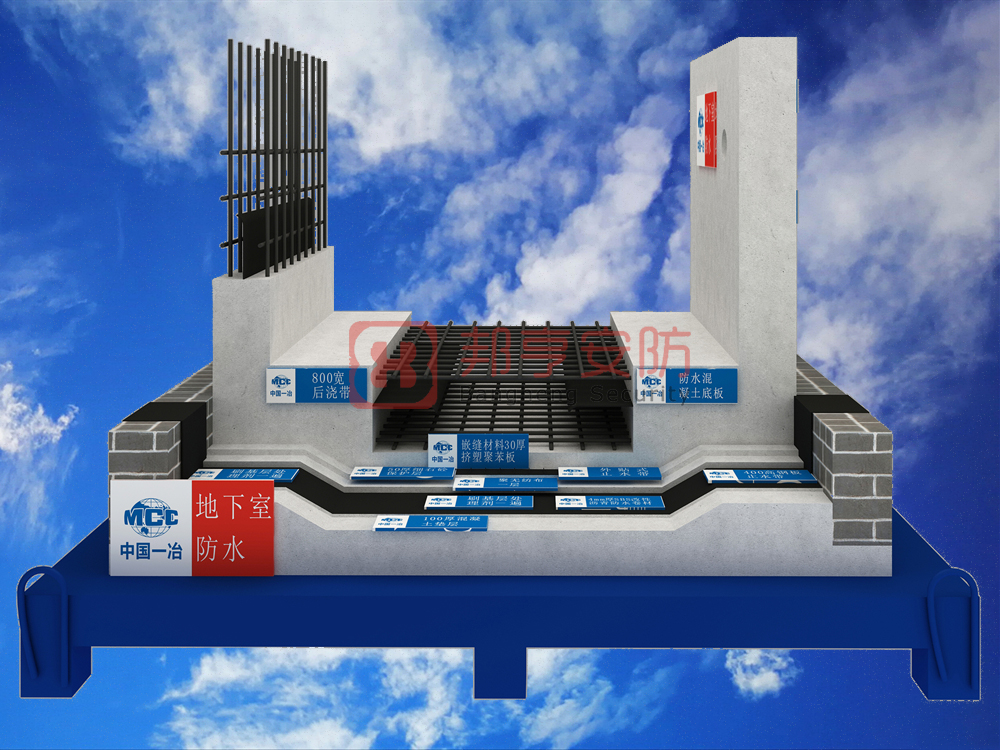 地下室防水質(zhì)量樣板展示、工藝質(zhì)量樣板、工法質(zhì)量樣板